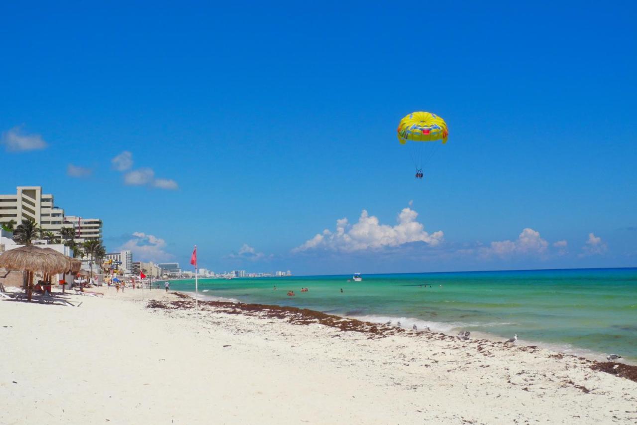 Renovated Studio In Cancun Beach At The Hotel Zone Bagian luar foto